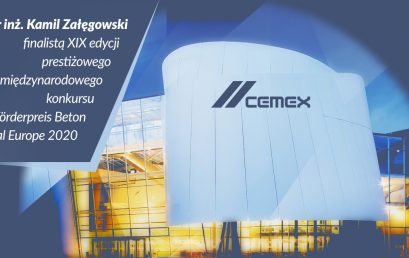 Dr inż. Kamil Załęgowski finalistą konkursu CEMEX