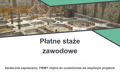 Płatne staże, informacja dla firm