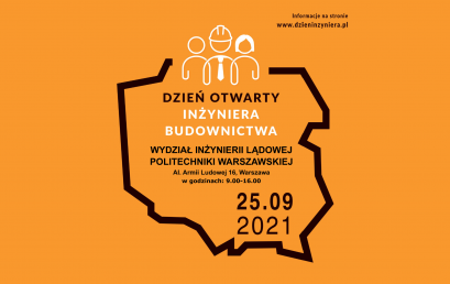 Dzień Otwarty Inżyniera Budownictwa. Budowa, eksploatacja, remont Twojego obiektu – 25 września