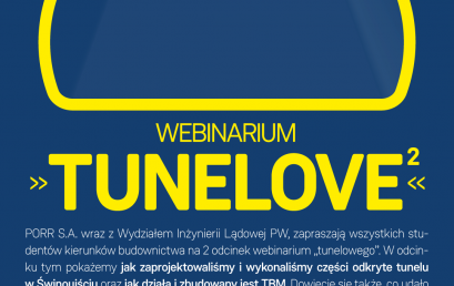 [Aktualizacja] Akademia PORR – Webinarium “TUNELOVE” cz.2