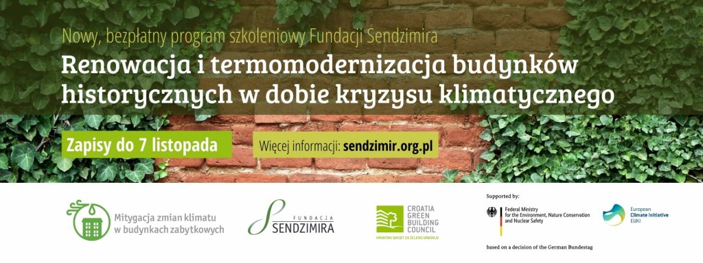 Bezpłatne szkolenie dla studentów i pracowników: „Renowacja i termomodernizacja budynków historycznych w dobie kryzysu klimatycznego”