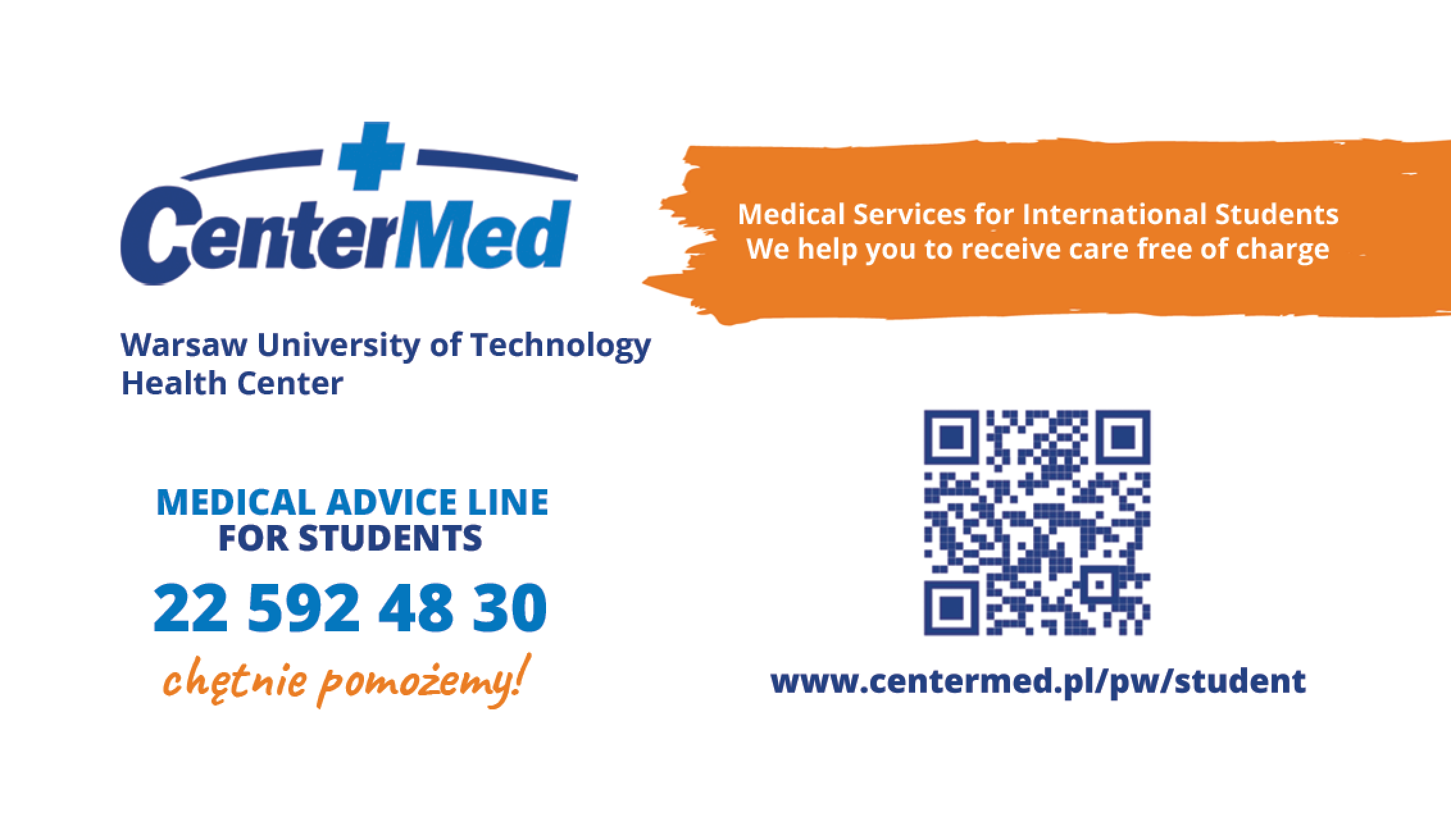 CenterMed – a dedicated number for WUT students