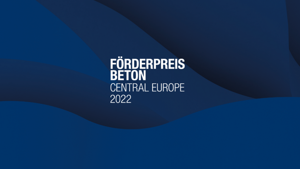 Förderpreis Beton Central Europe 2022 - możliwość składania prac do 15 czerwca