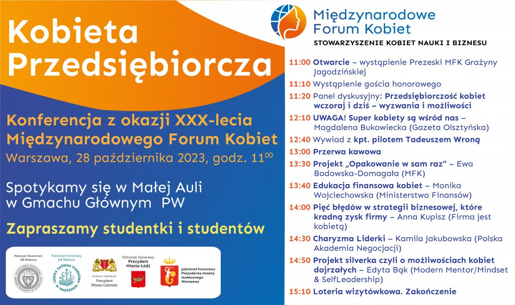 Zapraszamy studentki i studentów: Konferencja 