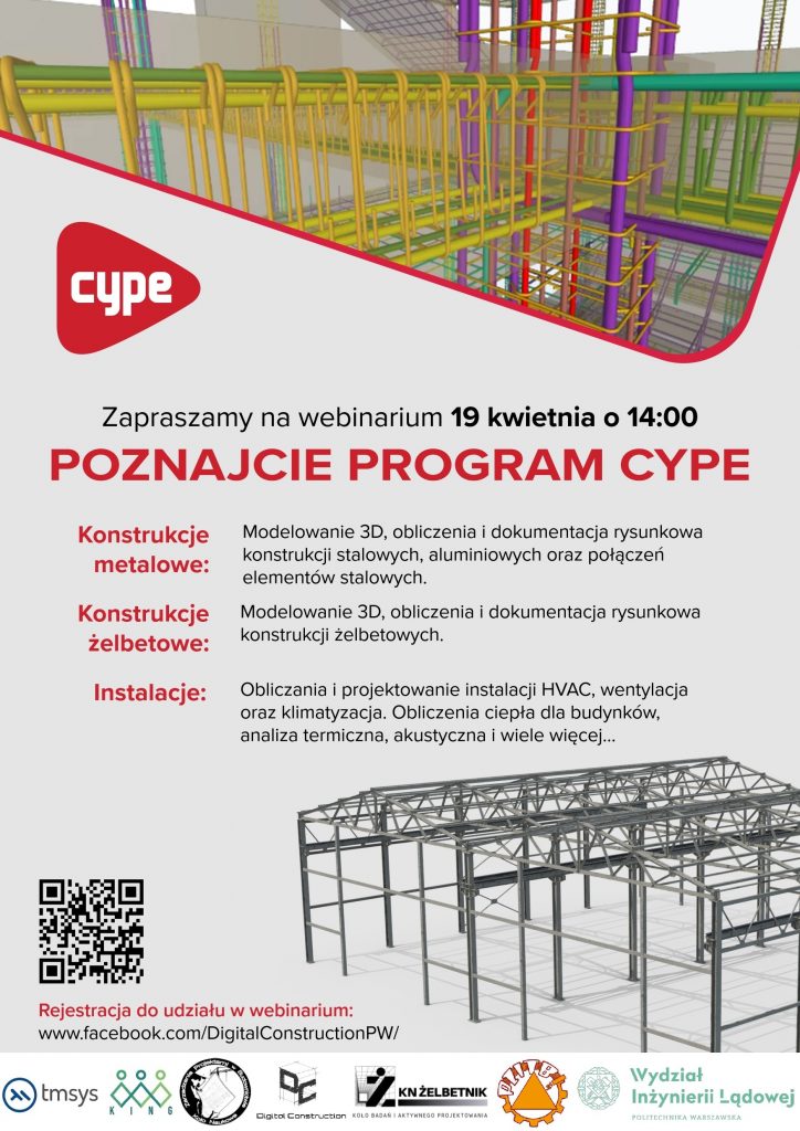 Webinarium CYPE | piątek 19 maja | godz. 14:00