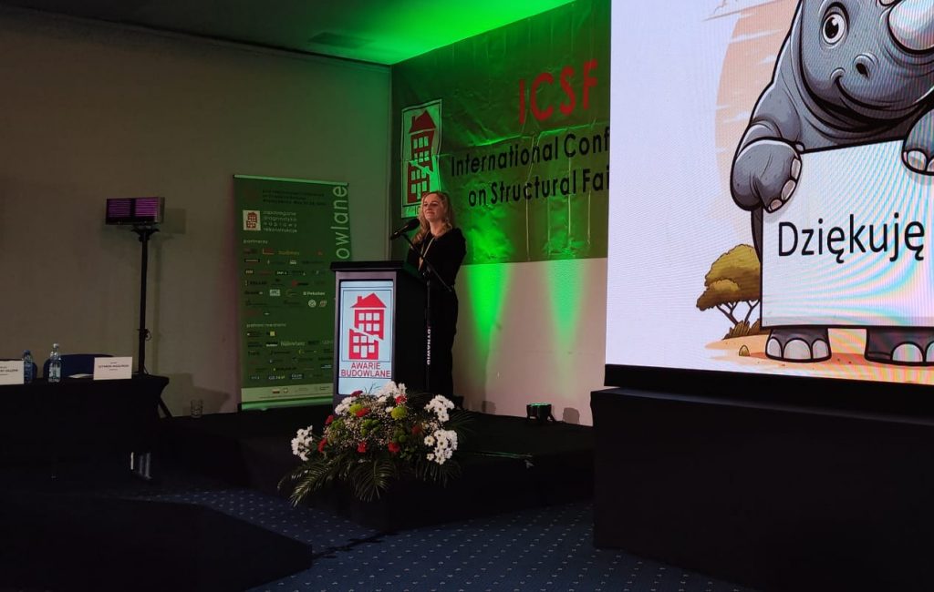 Nagroda dla dr inż. Mai Kępniak za prezentację na konferencji Awarie Budowlane