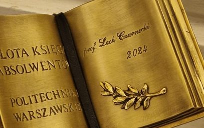 Prof. Lech Czarnecki laureatem Złotej Księgi Absolwentów PW