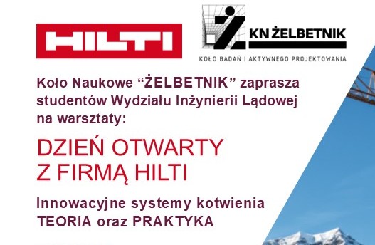 Warsztaty HILTI, środa 27.11.2024, g. 16:00, s. 407