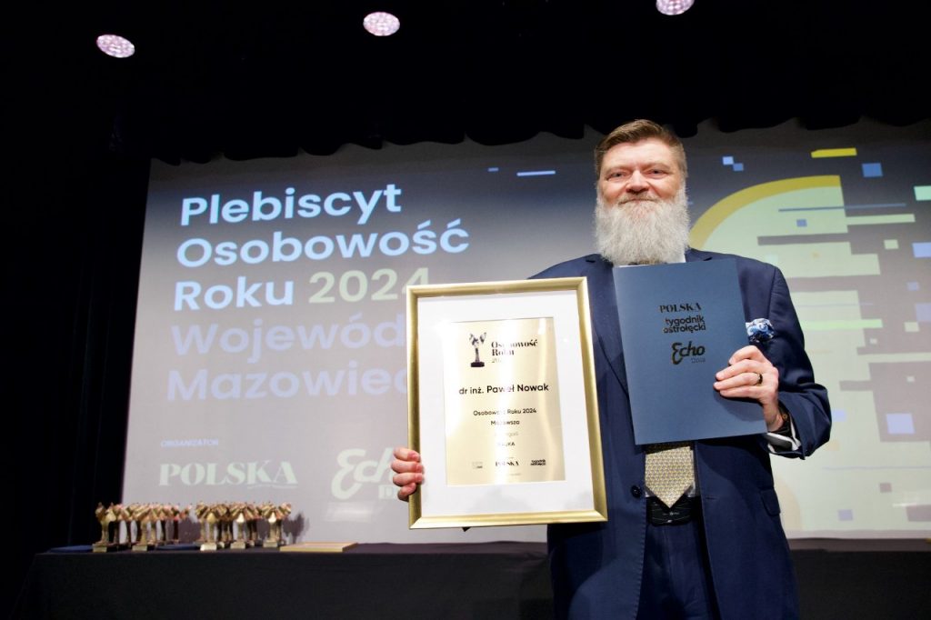 Dr inż. Paweł Nowak z tytułem Osobowość Roku 2024 Województwa Mazowieckiego w kategorii „Nauka”!
