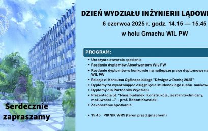 Dzień Wydziału – 6 czerwca 2025