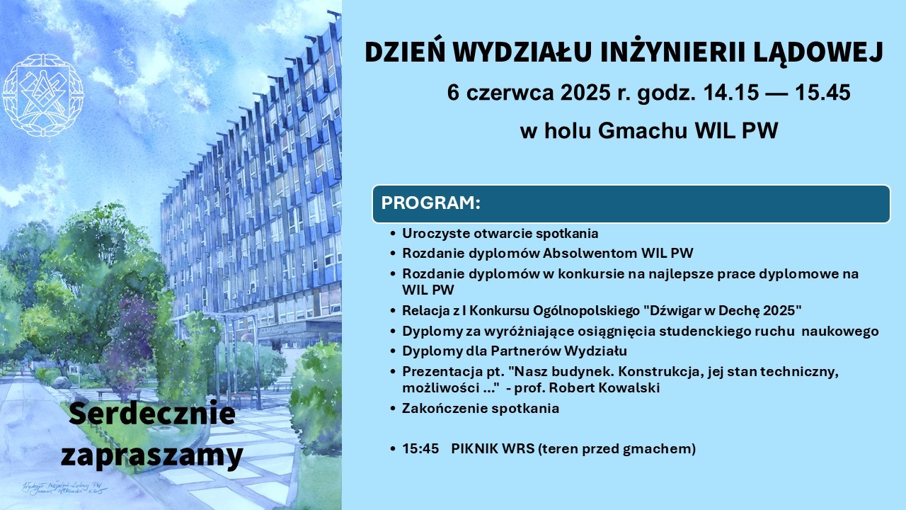 Dzień Wydziału – 6 czerwca 2025