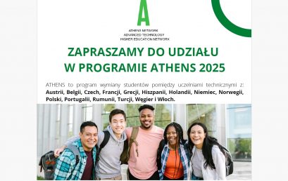 Rekrutacja do programu ATHENS – 24.09.2025 DEADLINE