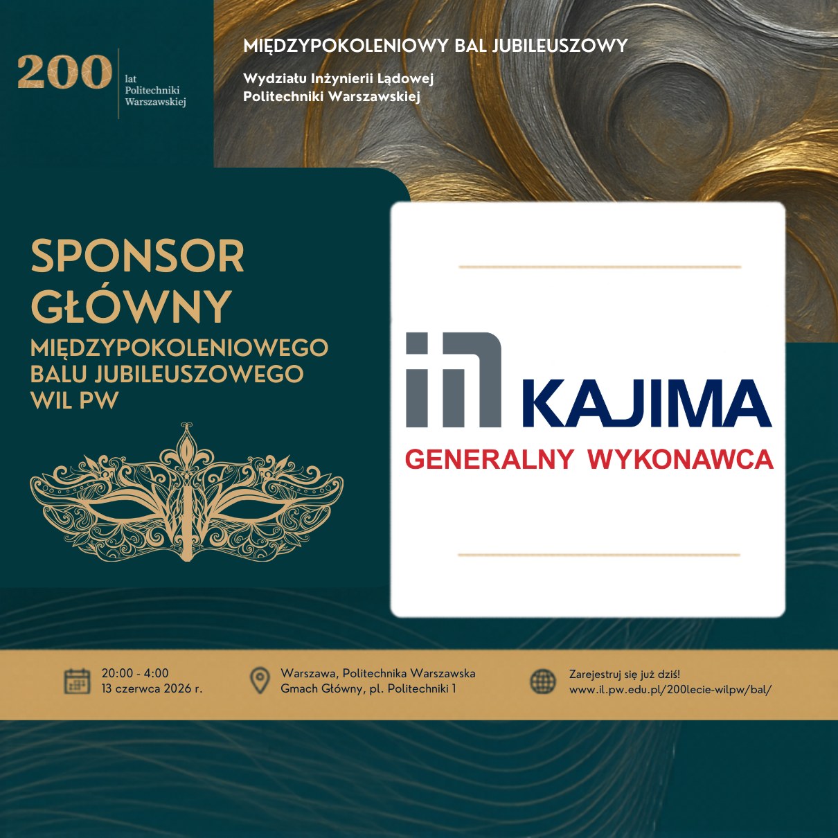 KAJIMA Poland – Sponsor Główny Balu KAJIMA Poland – Sponsor Główny Balu