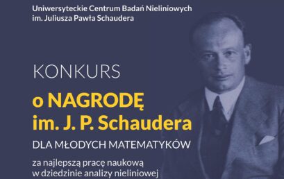 Karol Bołbotowski wyróżniony w konkursie im. Juliusza Pawła Schaudera dla młodych matematyków