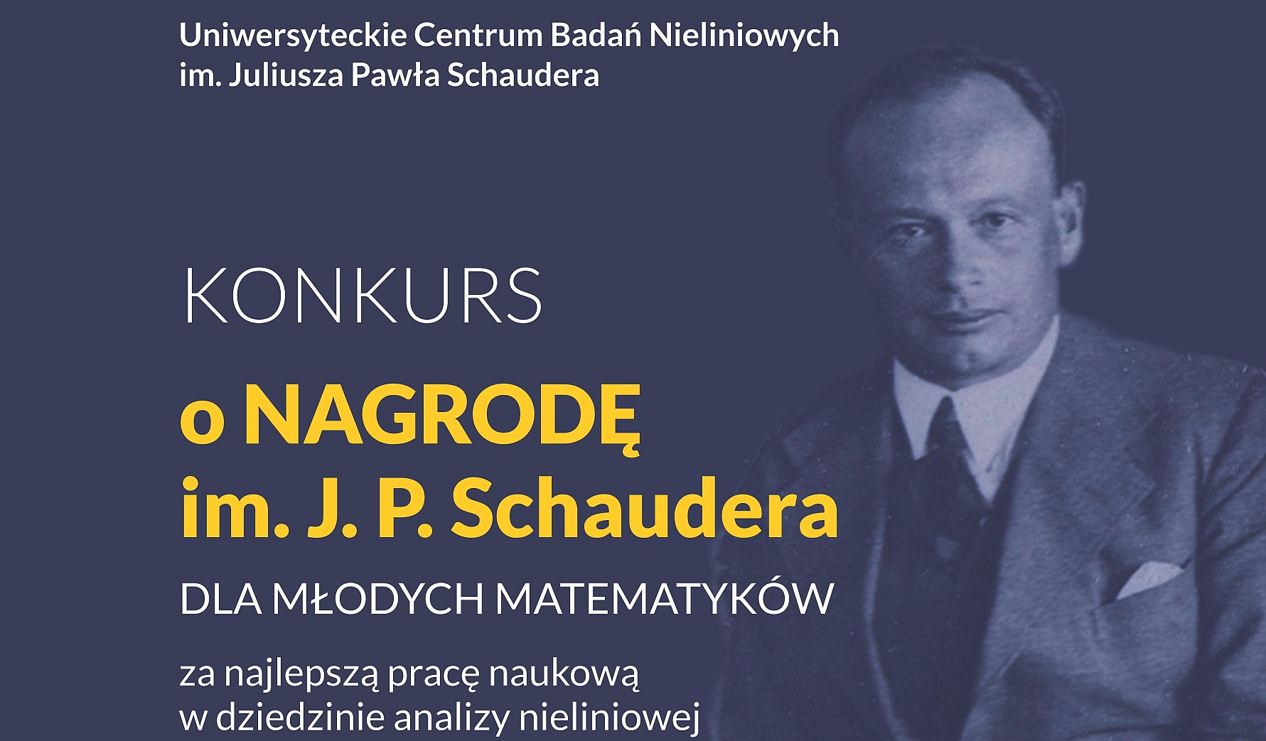 Karol Bołbotowski wyróżniony w konkursie im. Juliusza Pawła Schaudera dla młodych matematyków