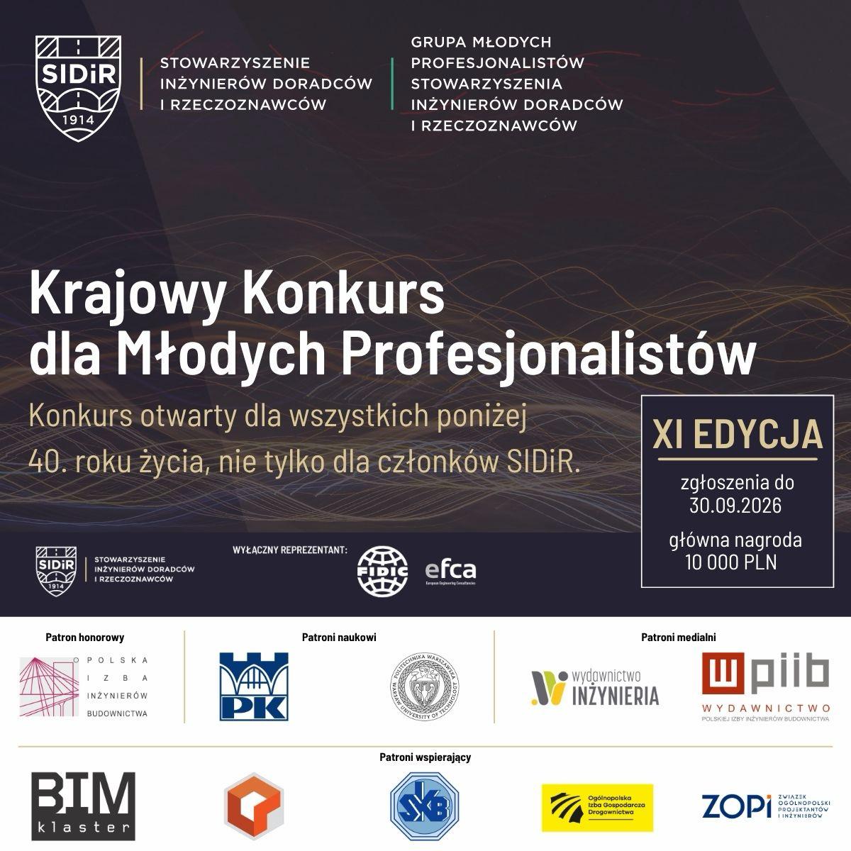 XI edycja Krajowego Konkursu dla Młodych Profesjonalistów XI edycja Krajowego Konkursu dla Młodych Profesjonalistów