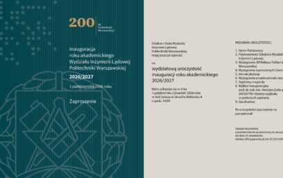 Inauguracja Roku Akademickiego 2026/2027 – zaproszenie