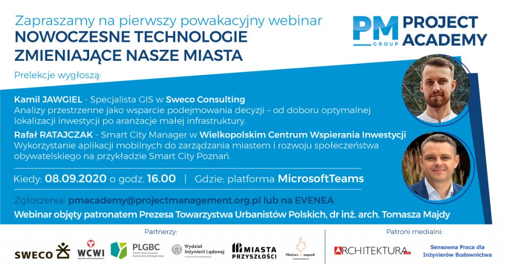 Webinar PM Academy - wtorek 8.09.2020r.