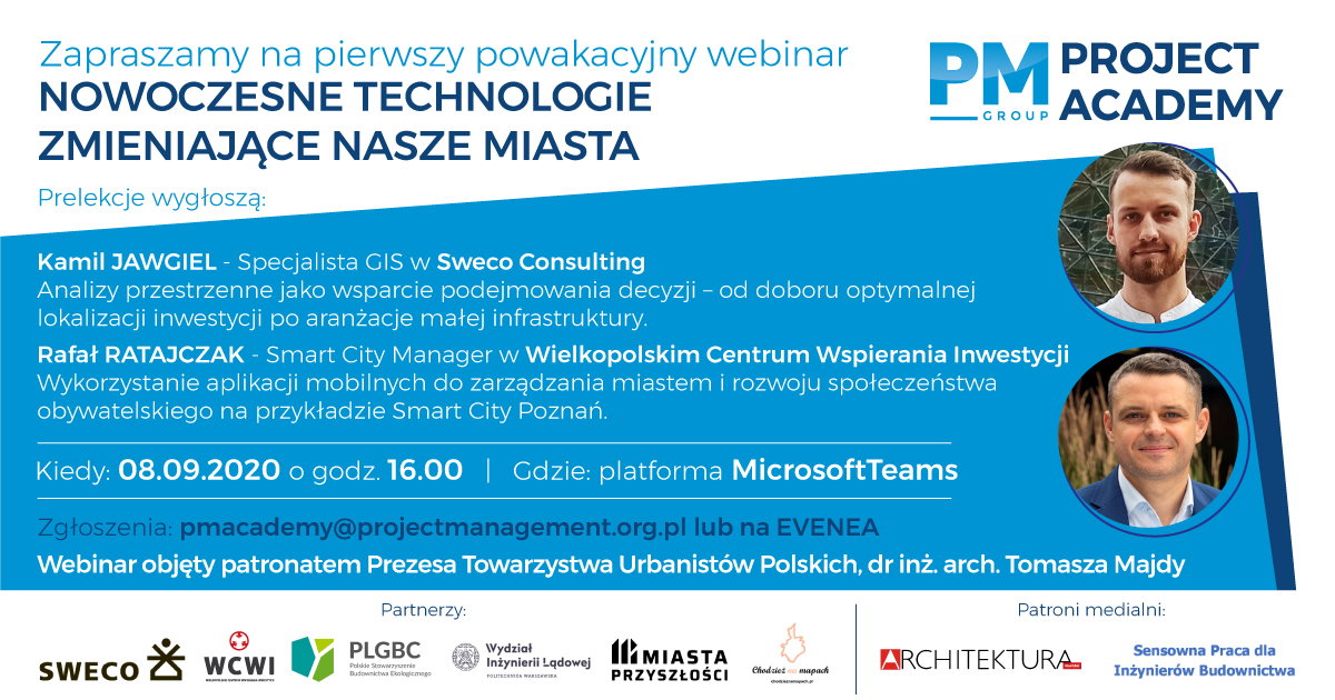 Webinar PM Academy – wtorek 8.09.2020r.