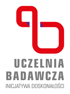 LOGO: UCZELNIA BDAWCZA - INICJATYWA DOSKONAŁOŚCI