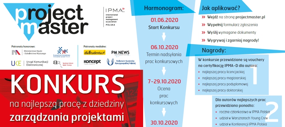 konkurs Project Master konkurs Project Master
