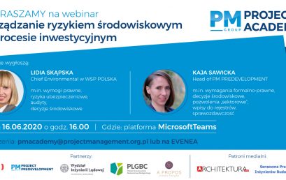 webinar Zarządzanie ryzykiem środowiskowym